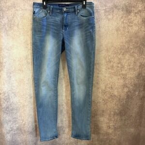 Rock & Republic Berlin Skinny Jeans Womens Size 14 Light Wash Stretch Denim